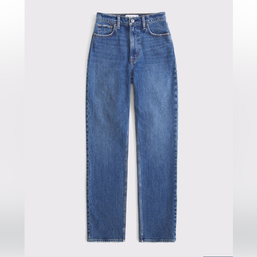 Abercrombie Ultra High Rise 90s Straight Jean